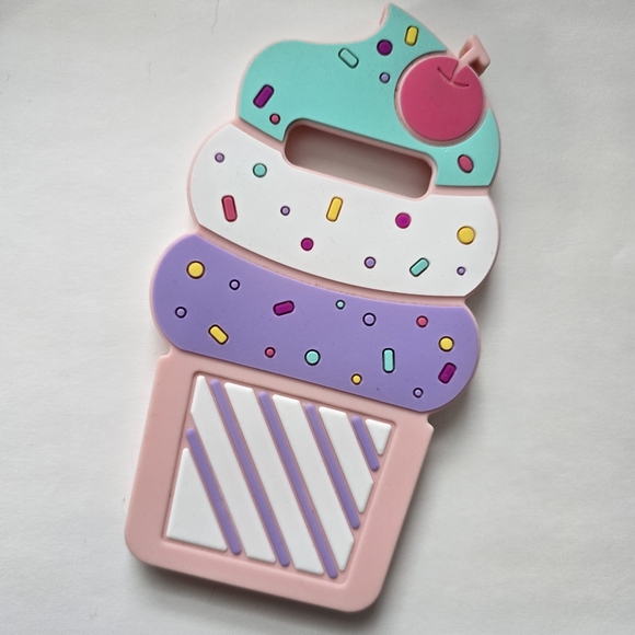 Source Unknown Other - Samsung S10 Plus Colorful Ice Cream Silicone Phone Case